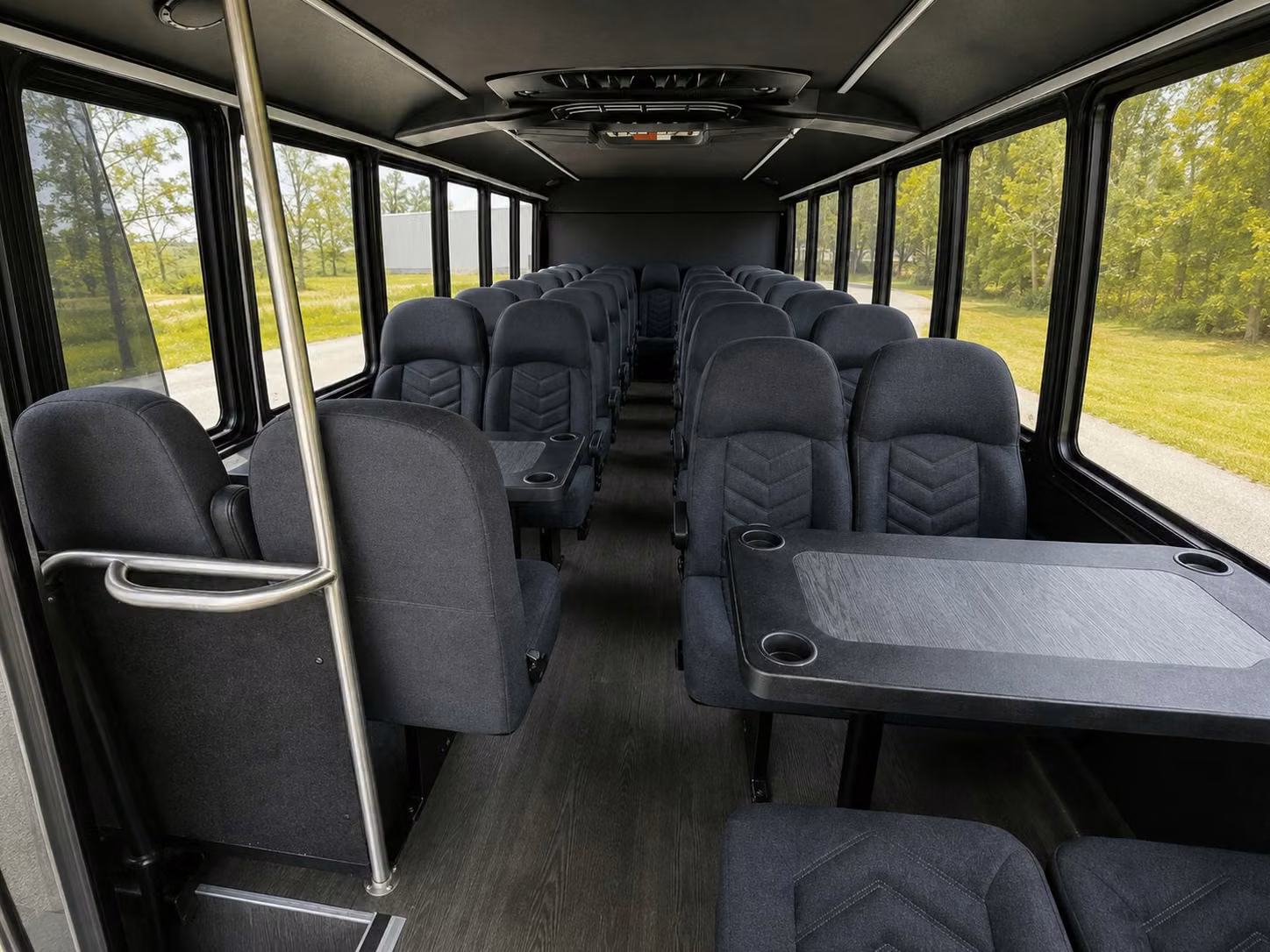 18 passenger minibus interior