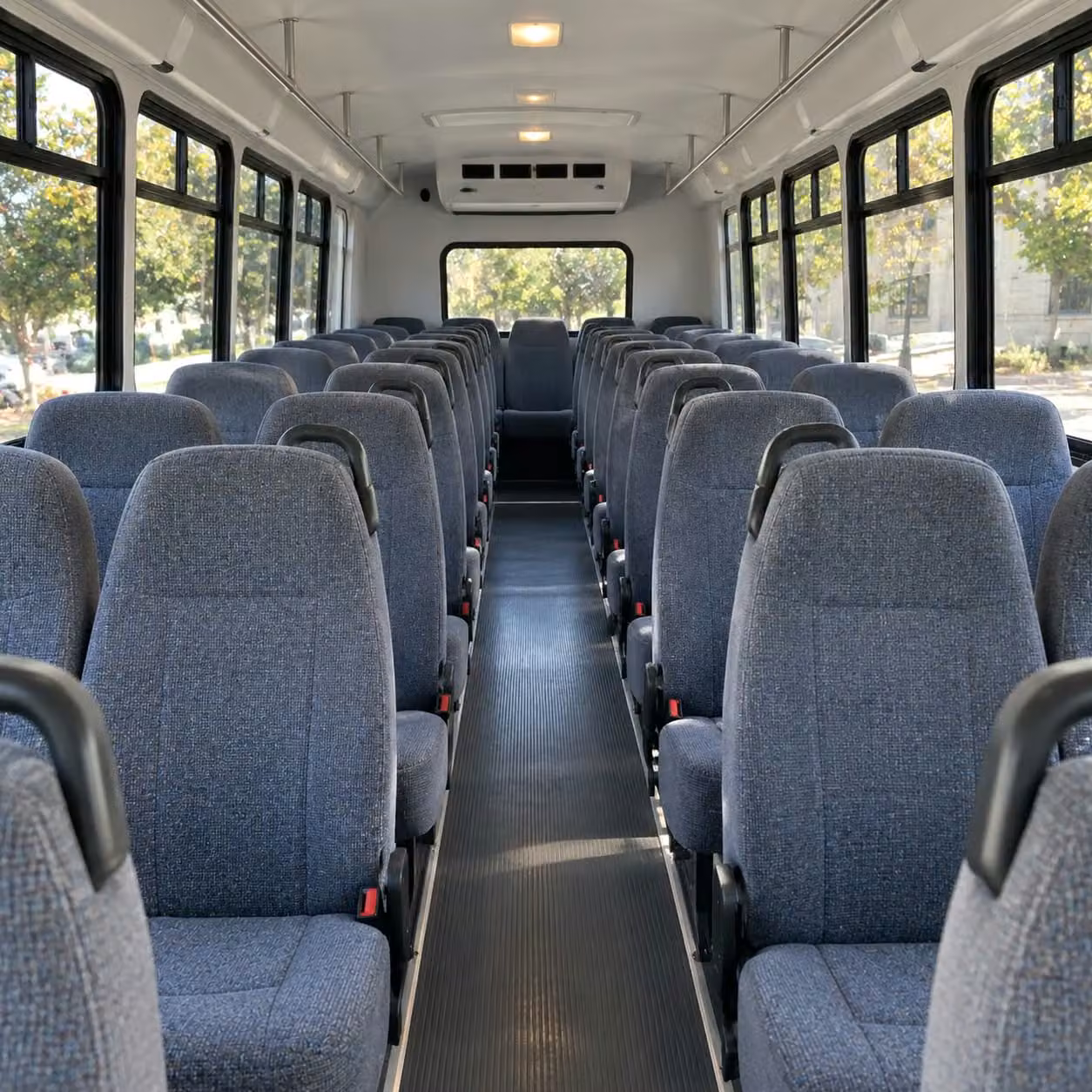 30 passenger minibus inside
