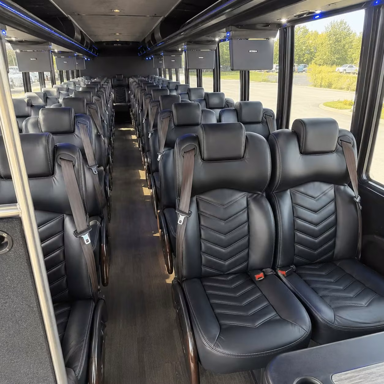 35 passenger minibus interior