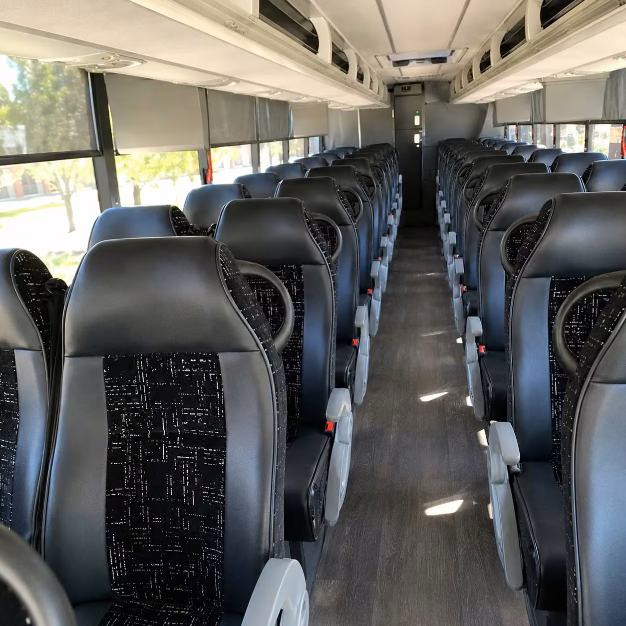 perris charter bus interior