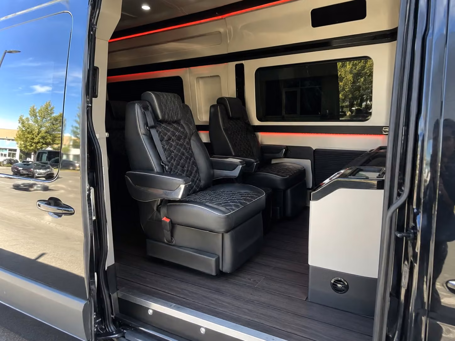 sprinter van with driver interior